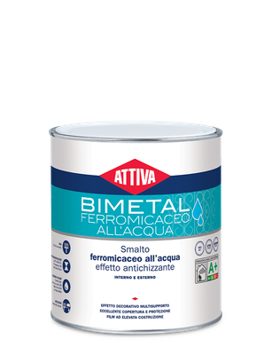 BOERO ATTIVA BIMETAL  smalto anticorrosivo ferromicaeo ad ACQUA ad effetto antichizzante