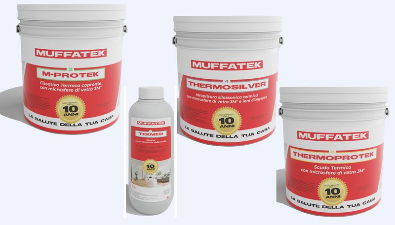 MUFFATEK ciclo completo antimuffa GARANTITO 10 ANNI