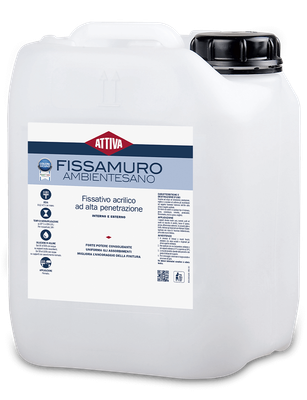 BOERO ATTIVA FISSAMURO AMBIENTESANO fissativo acrilico ad alta penetrazione
