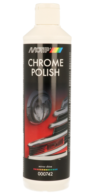 MOTIP CHROME POLISH  specifico per cromature deterge e protegge
