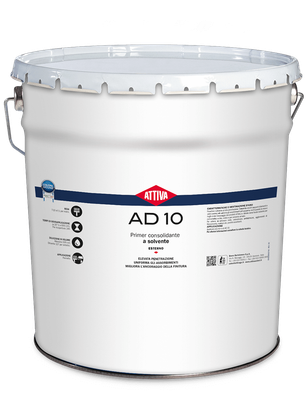 BOERO ATTIVA AD 10 Primer consolidante A SOLVENTE