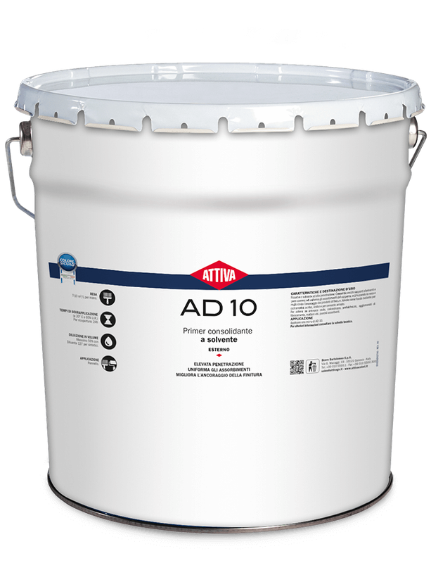 BOERO ATTIVA AD 10 Primer consolidante A SOLVENTE