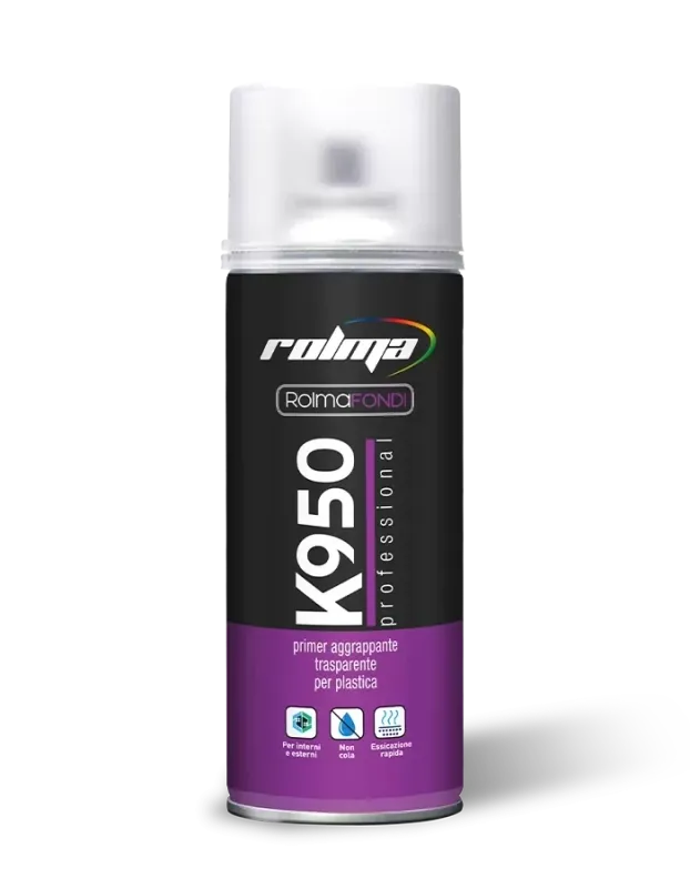 ROLMA K950 Primer aggrappante trasparente per plastica
