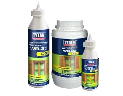 TYTAN WB-33 COLLA VINILICA resistente all'acqua in classe D3 professionale