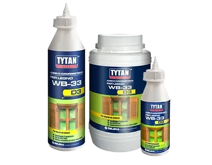 TYTAN WB-33 COLLA VINILICA resistente all'acqua in classe D3 professionale