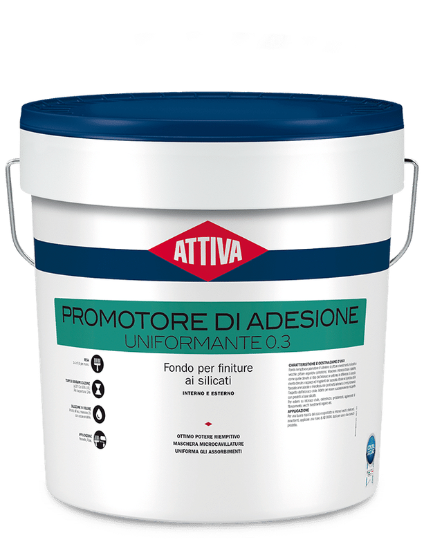 BOERO ATTIVA PROMOTORE DI ADESIONE UNIFORMANTE Fondo promotore di adesione per finiture ai silicati