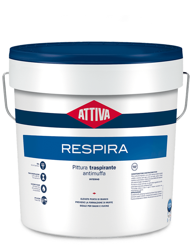 BOERO ATTIVA RESPIRA Pittura TRASPIRANTE antimuffa