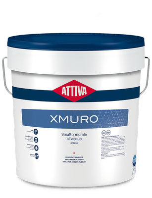 BOERO ATTIVA X MURO OPACO Smalto murale  all’acqua. Prodotto certificato