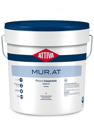 BOERO ATTIVA MUR.AT Pittura TRASPIRANTE opaca BOERO ATTIVA MUR.AT Pittura TRASPIRANTE opaca