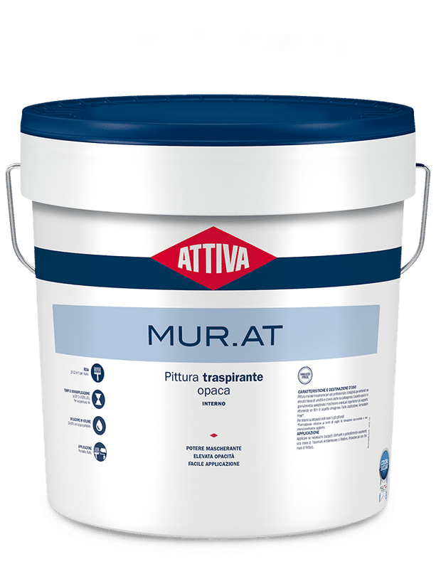 BOERO ATTIVA MUR.AT Pittura TRASPIRANTE opaca