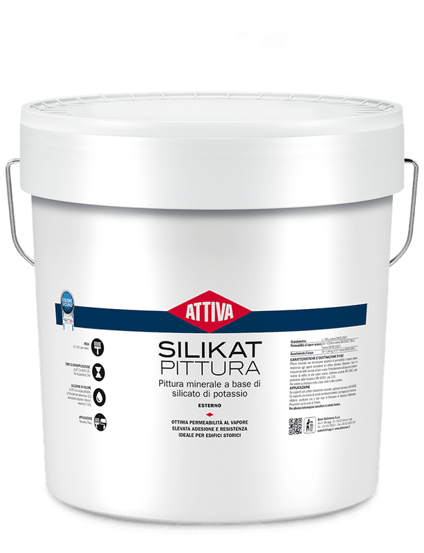 BOERO ATTIVA SILIKAT PITTURA Pittura minerale a base di SILICATO DI POTASSIO
