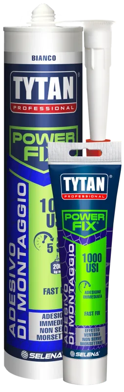 TYTAN 1000 USI - POWER FIX adesivo di montaggio a presa immediata con effetto ventosa