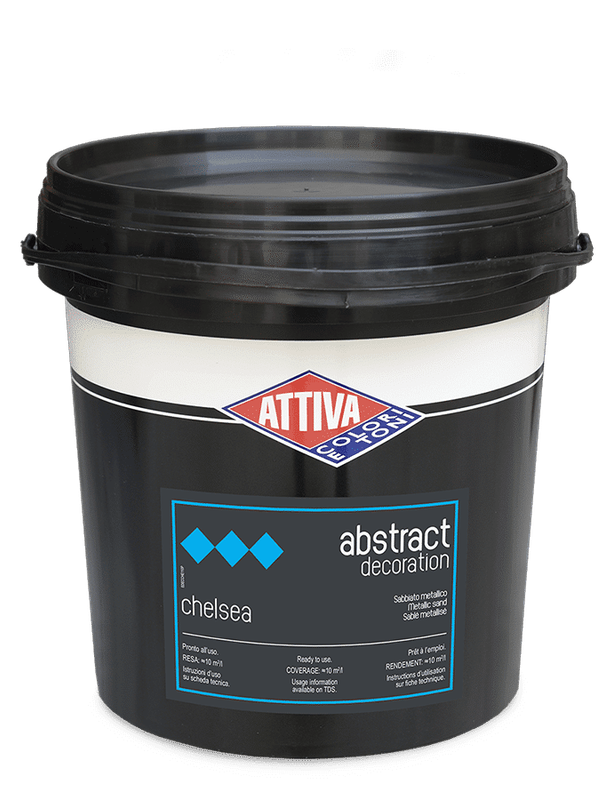 BOERO ATTIVA CHELSEA ARGENTO Finitura decorativa ad effetto METALLESCENTE SABBIATO