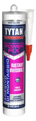TYTAN INSTANT INVISIBLE- POWER FIX adesivo di montaggio professionale CRISTALLINO TYTAN INSTANT INVISIBLE- POWER FIX adesivo di montaggio professionale CRISTALLINO
