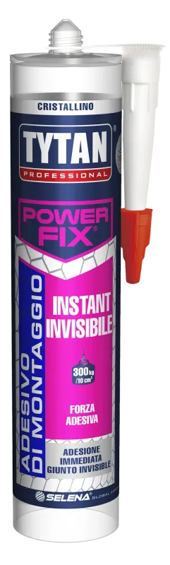 TYTAN INSTANT INVISIBLE- POWER FIX adesivo di montaggio professionale CRISTALLINO