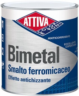 BOERO ATTIVA BIMETAL smalto anticorrosivo ferromicaeo antichizzato BOERO ATTIVA BIMETAL smalto anticorrosivo ferromicaeo antichizzato