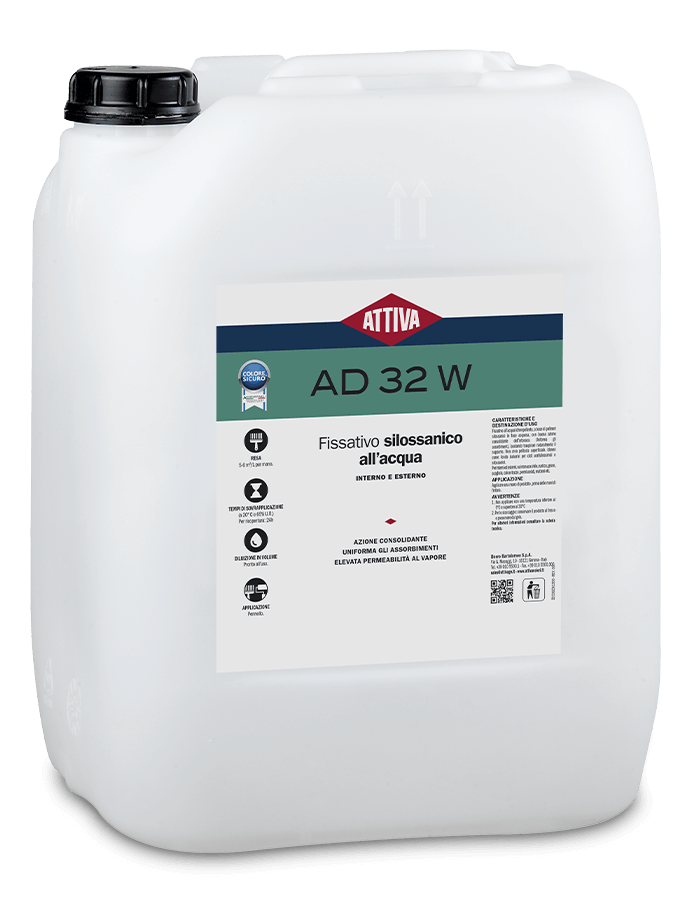BOERO ATTIVA AD32W Fissativo ALL’ACQUA idrorepellente a base di polimeri silossanici