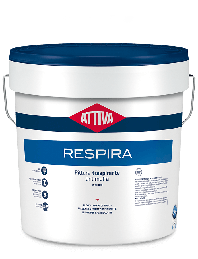 BOERO ATTIVA RESPIRA Pittura TRASPIRANTE antimuffa