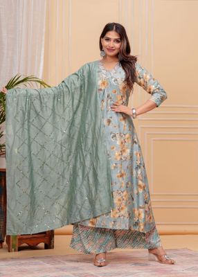 SUITS- MUSLIN SILK