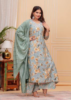 SUITS- MUSLIN SILK