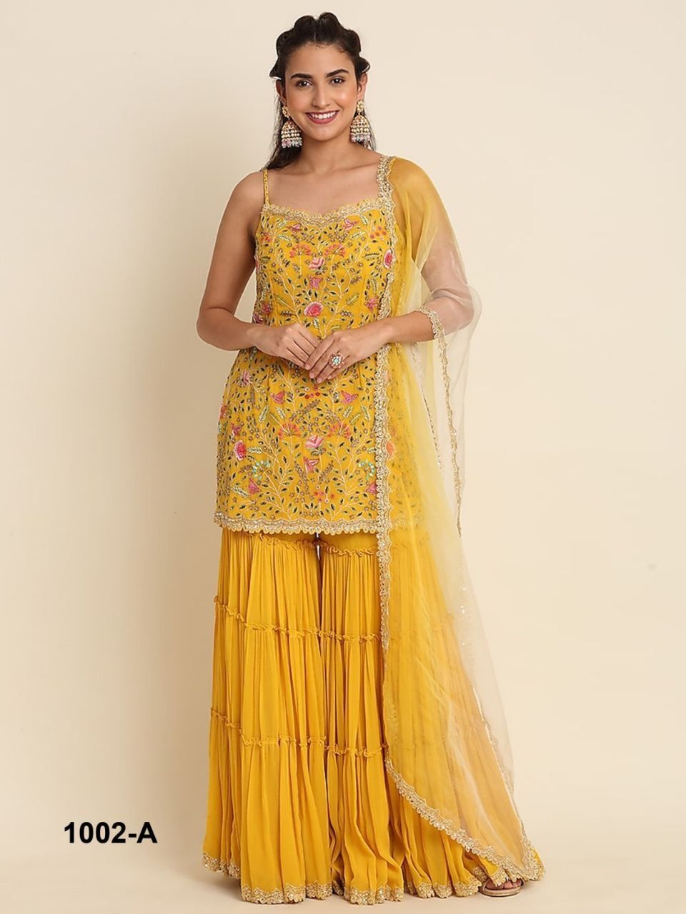 SUIT SHARARA - GEORGETTE