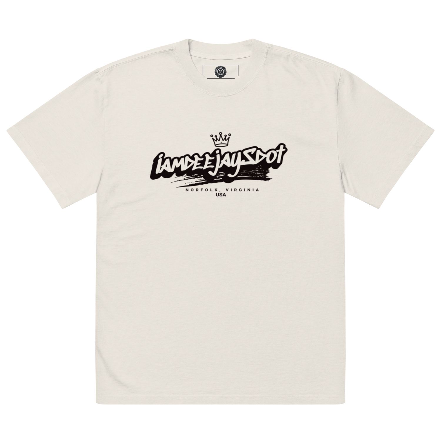 @IAMDEEJAYSDOT - Oversized faded t-shirt