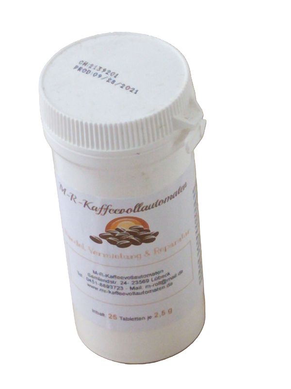 Reinigungstabletten für Kaffeevollautomaten 25 Stück a 2 g Reinigungstabletten für Kaffeevollautomaten 25 Stück a 2 g