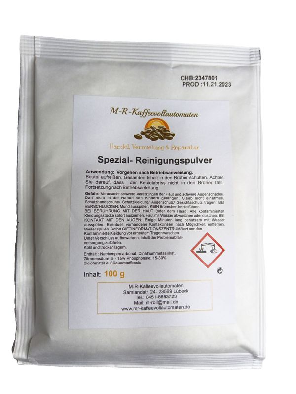 Reiniger Granulat Beutel a' 100g Reiniger Granulat Beutel a' 100g