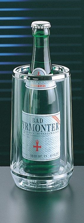 Flaschenkühler mit Chromrand