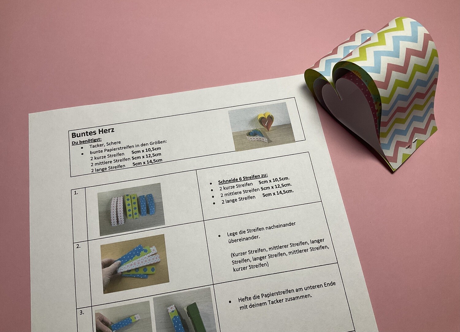 Buntes Papierherz
PDF Anleitung