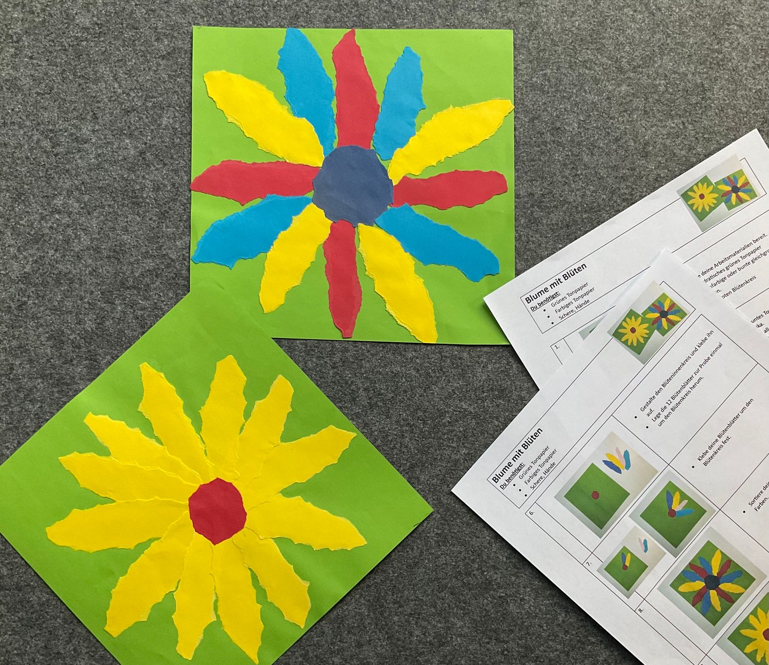 Zackige Blume PDF Anleitung