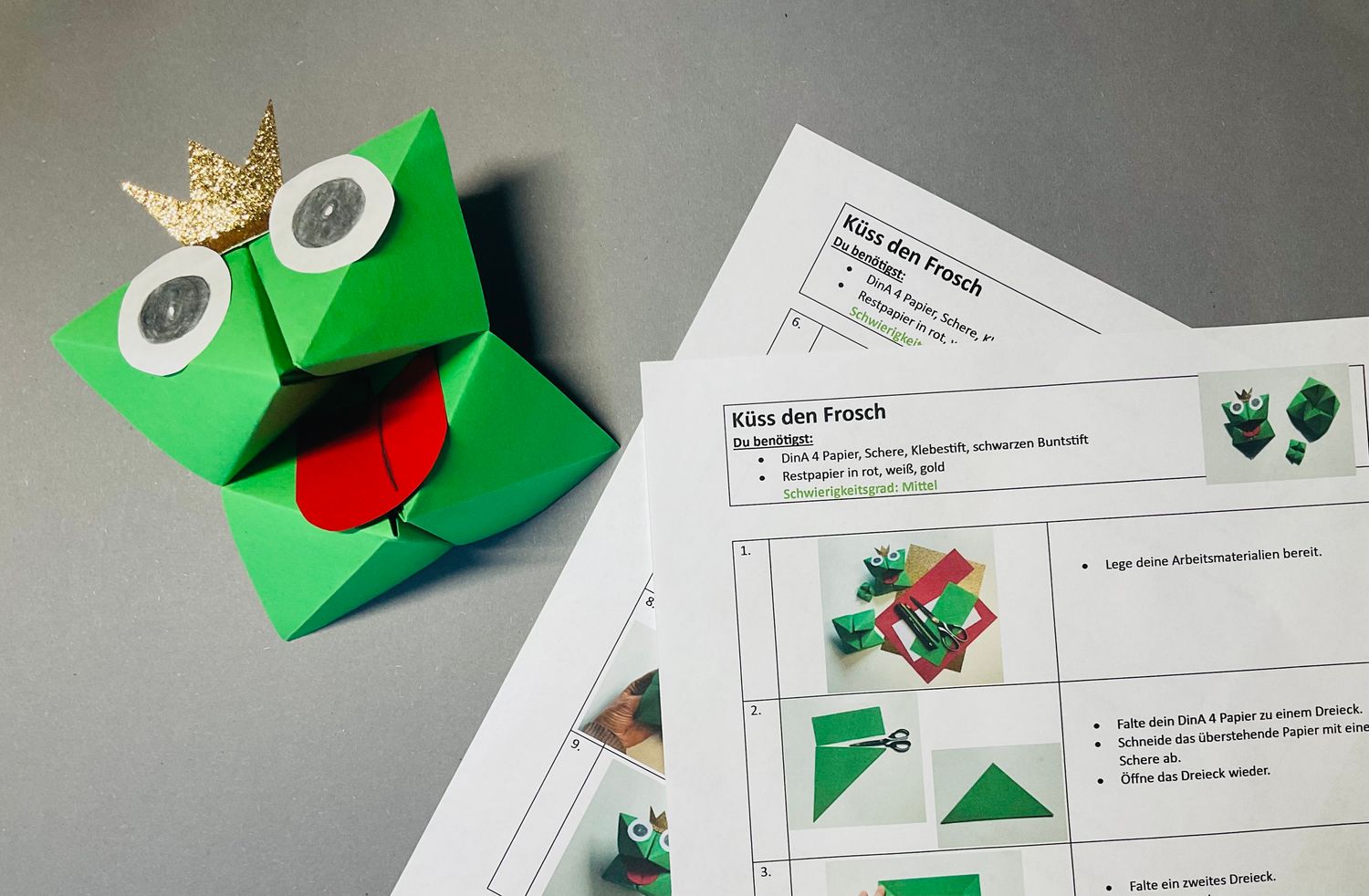 Küss den Frosch PDF Anleitung