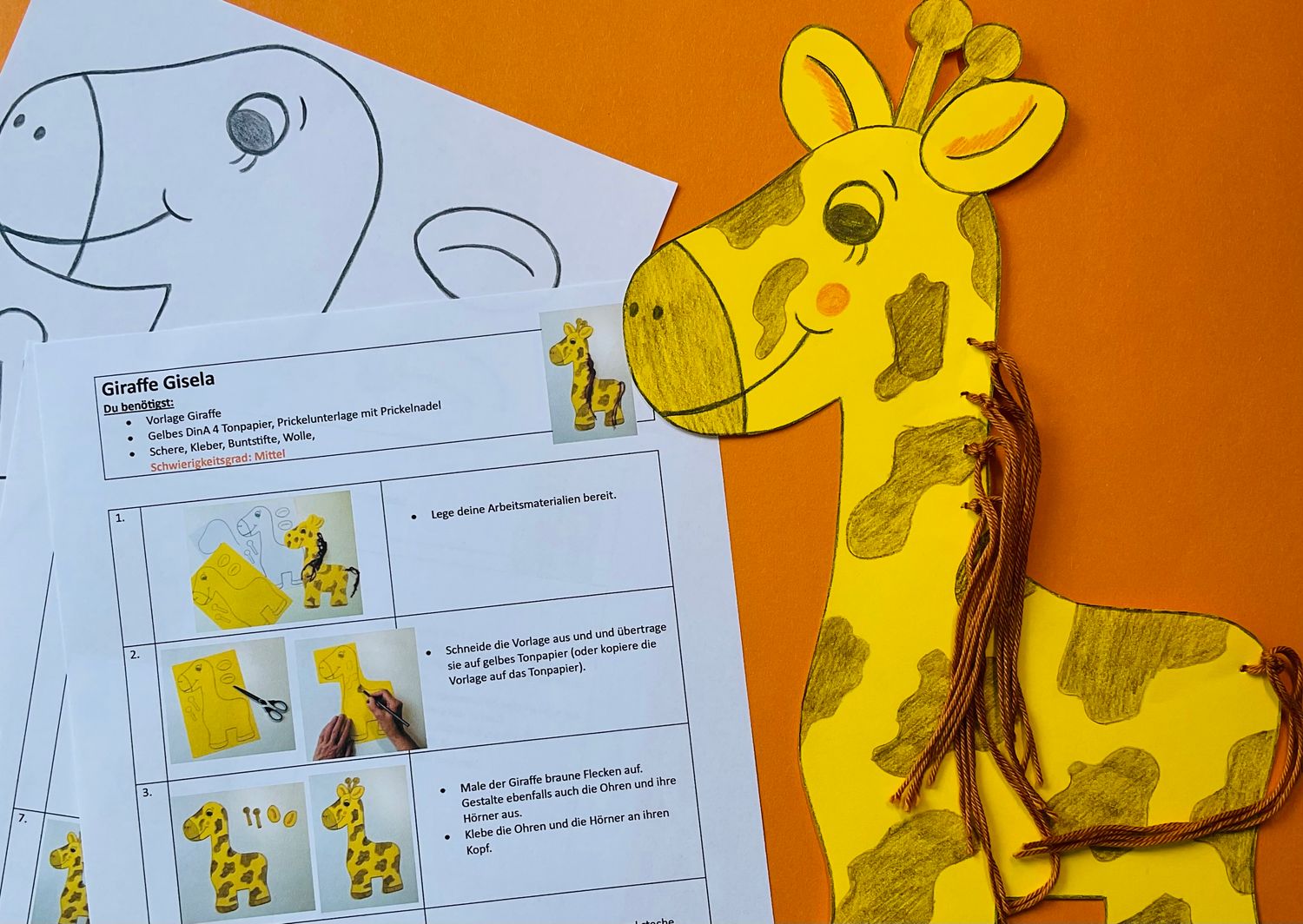 Giraffe Gisela PDF Anleitung
