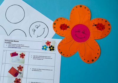 Grinsende Blume PDF Anleitung