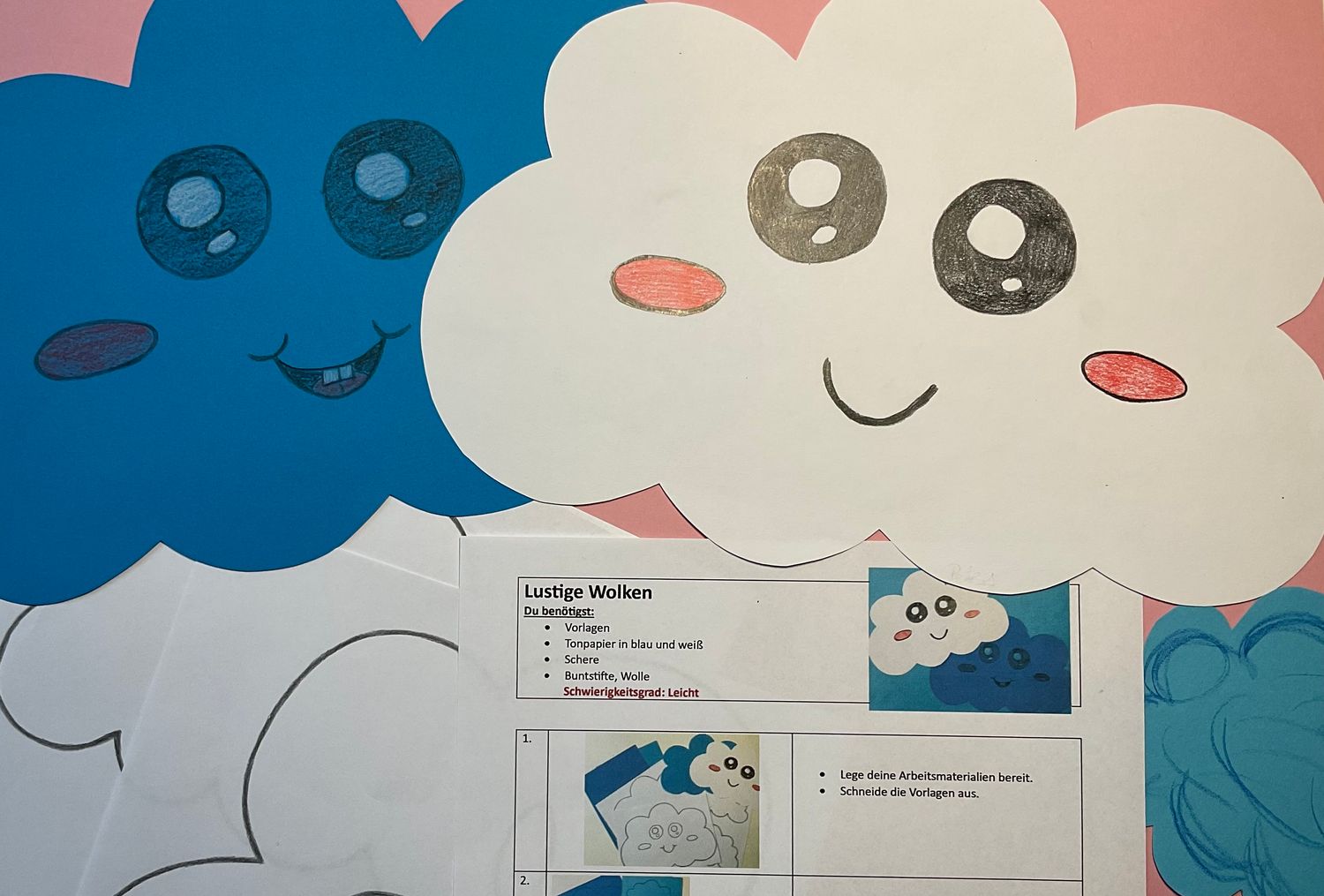 Lustige Wolken PDF Anleitung