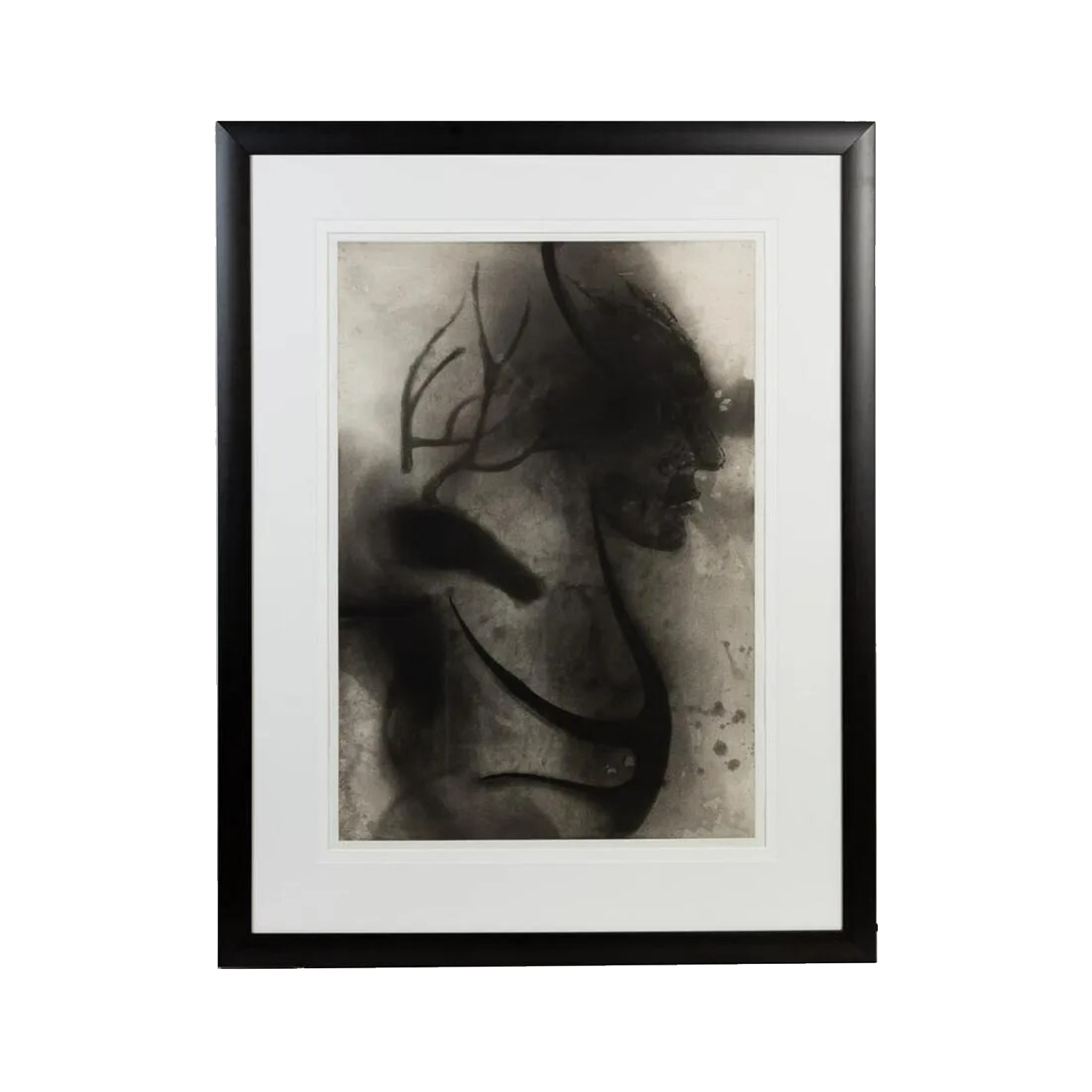 &quot;Figure &amp; Stag in Profile&quot;