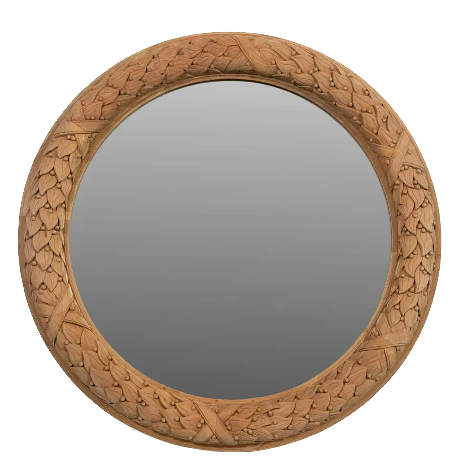 Laurel Wreath Outdoor Mirror