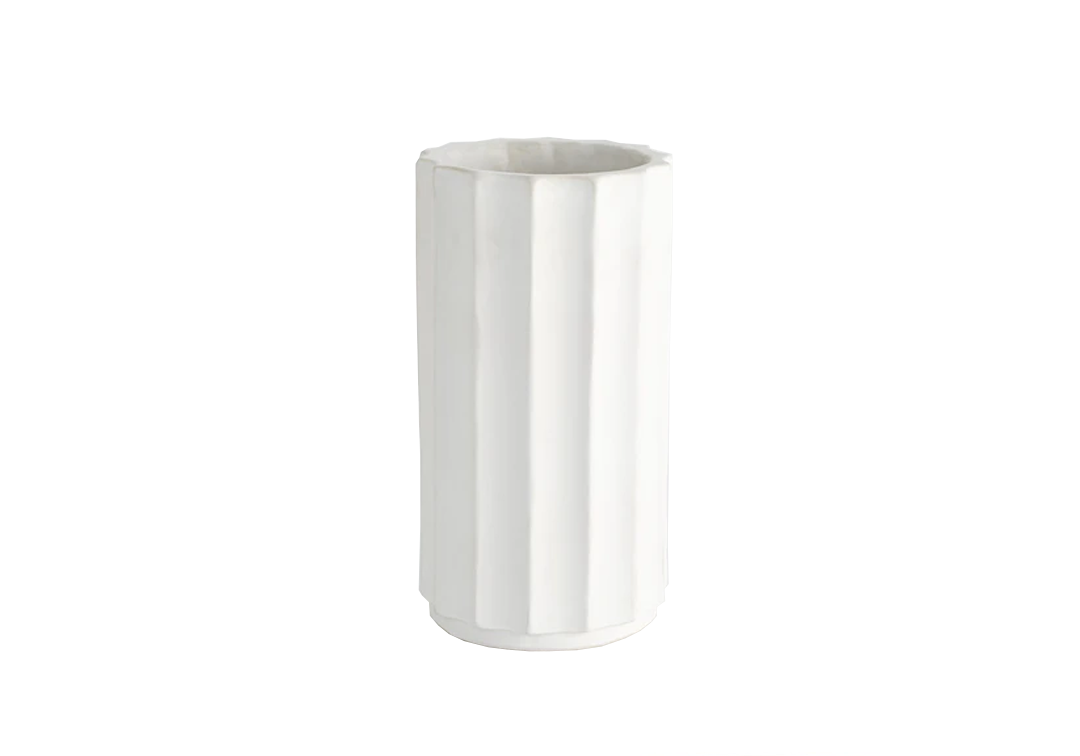 Fluted Column Vase - Medium
