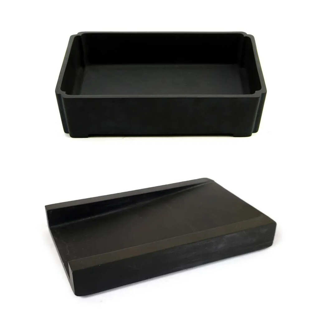 Basalt Dish &amp; Ink Stone Set