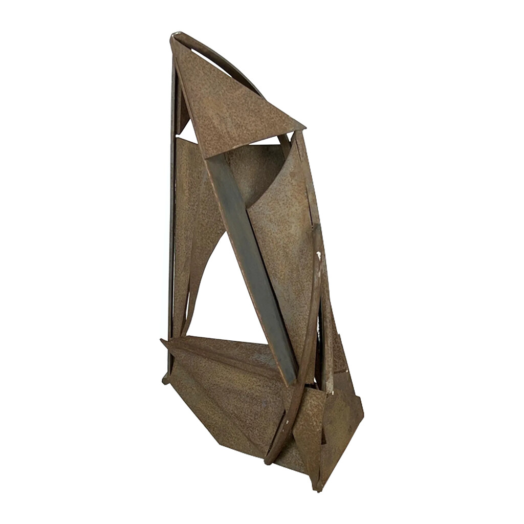 Welded Iron Abstract Sculpture
