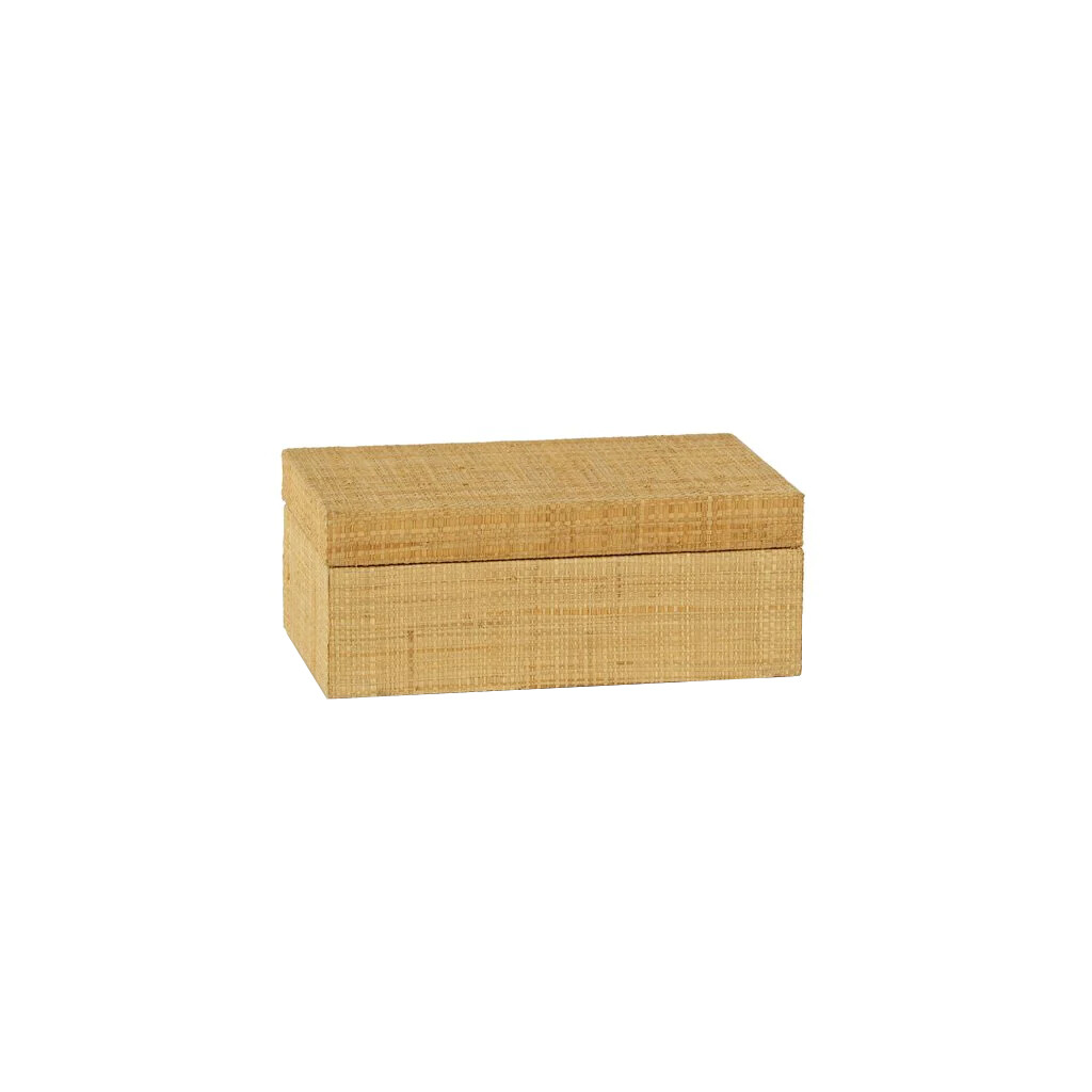 Bungalow Grasscloth Box - Small
