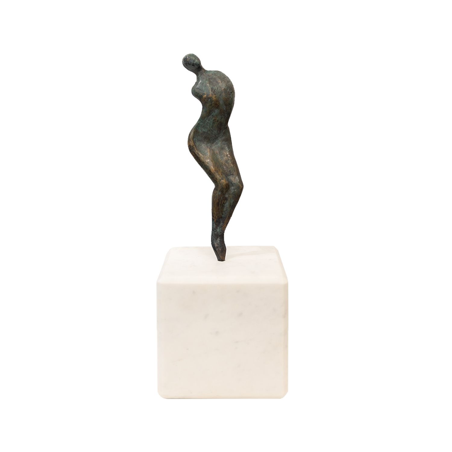 Small Abstract Bronze Sculpture