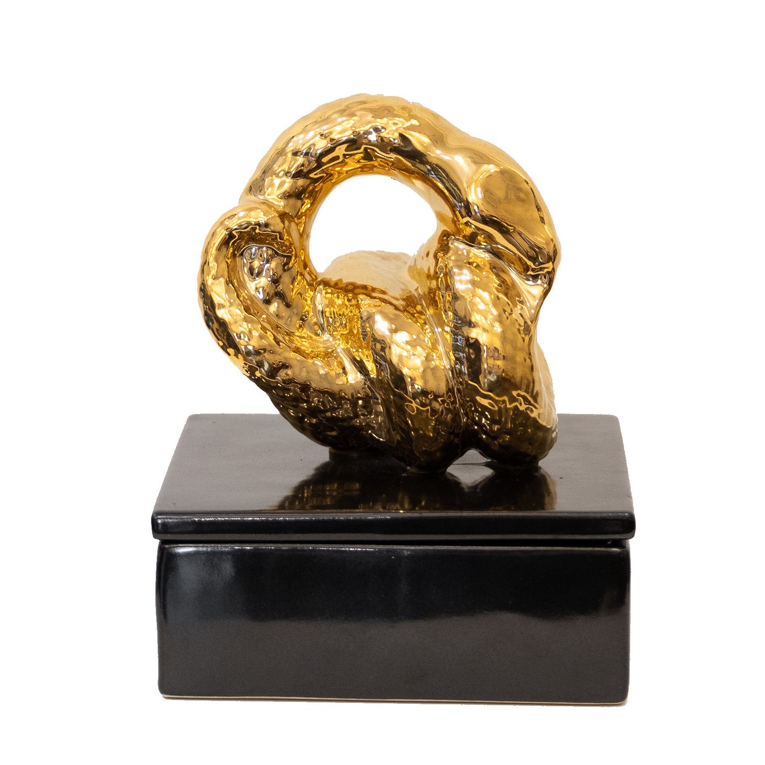 Black/Gold Snake Box