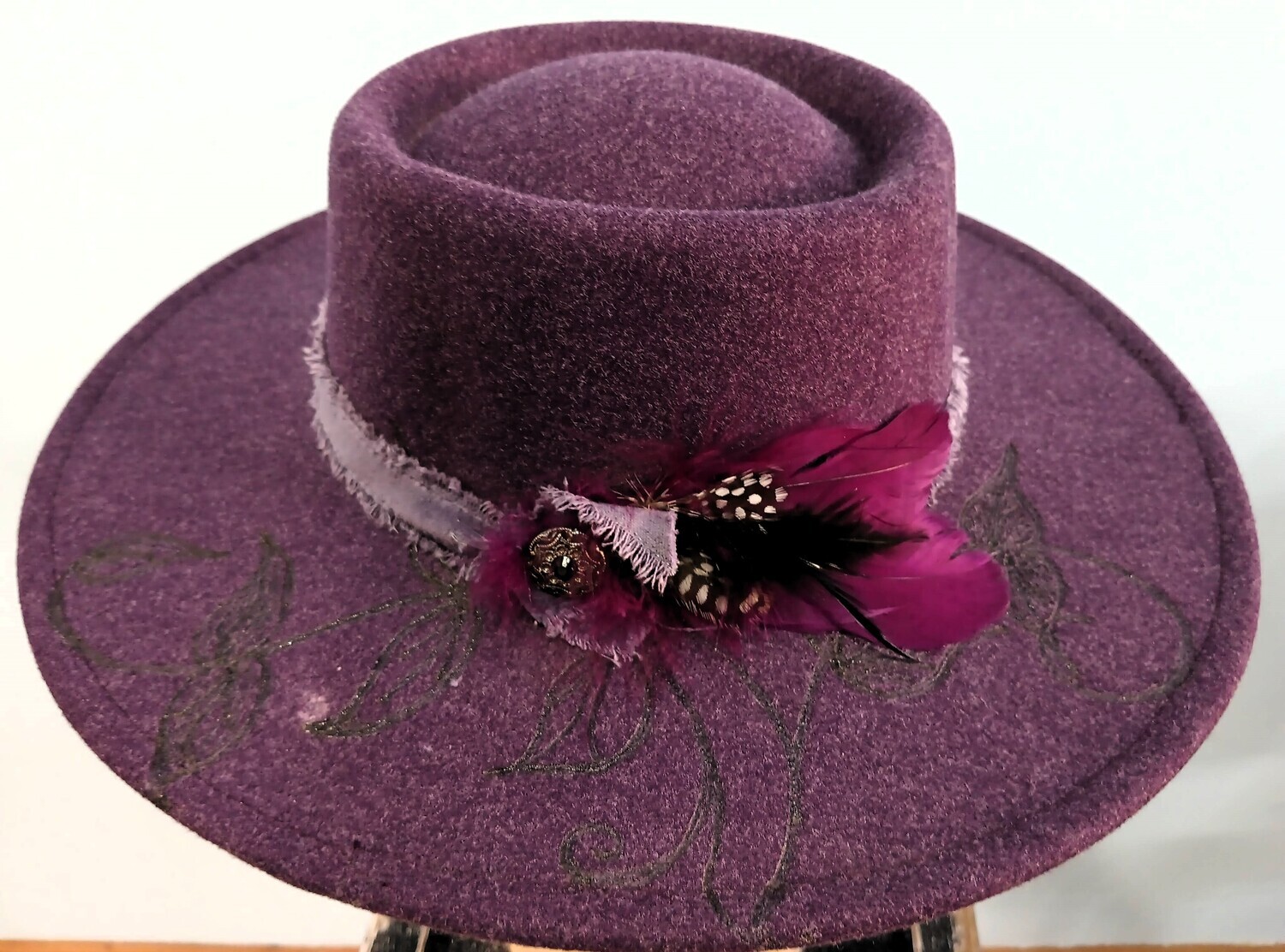 Sophia Bolero Purple/ Wdbr/ Fth/ Band