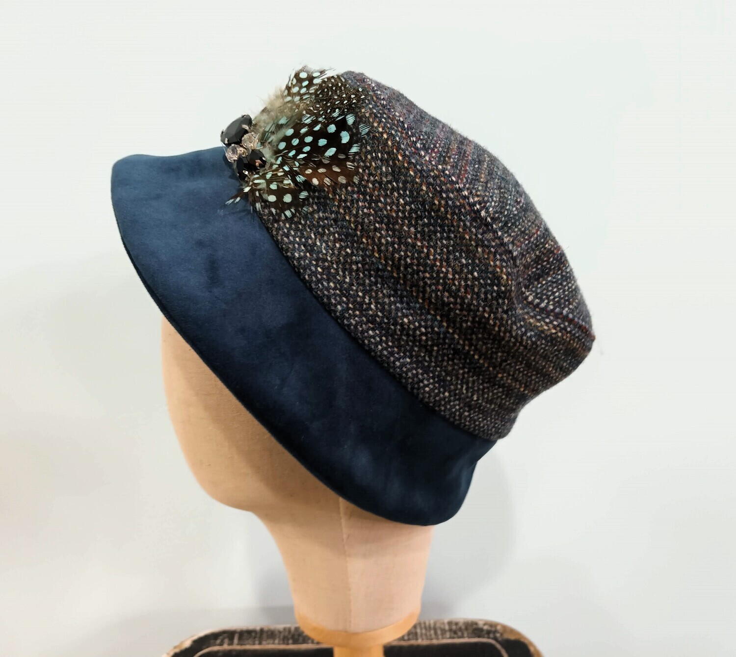 Victoria Cloche Tweed