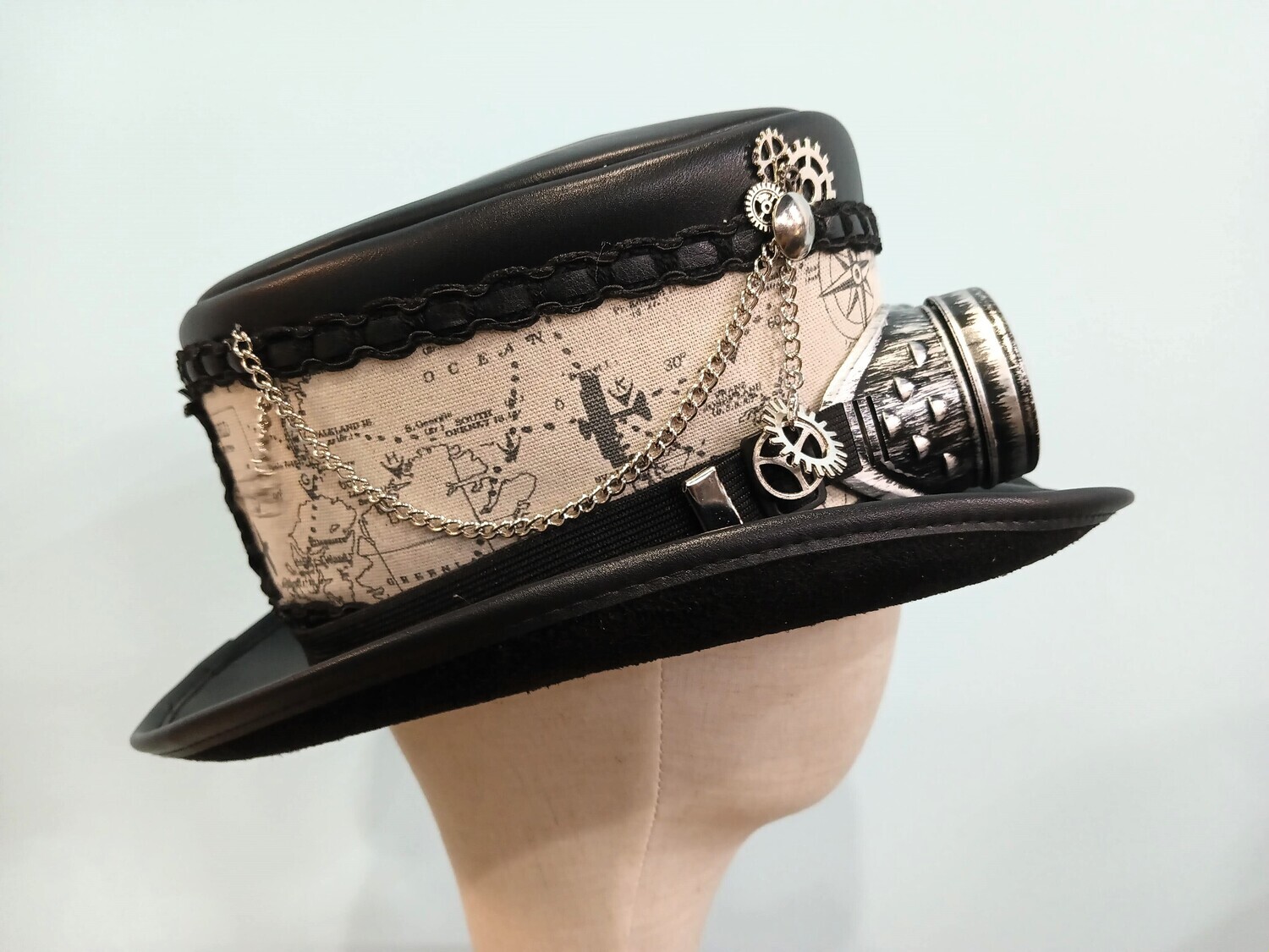 Leather Steampunk Goggles 1 M