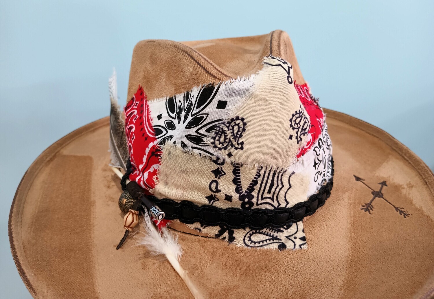 Tash Taupe Rancher Fthr/ Band 2