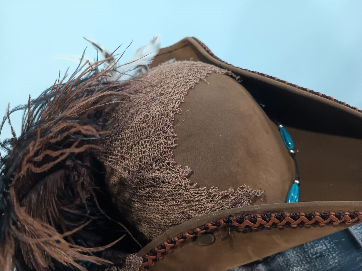 Swann Brown/ Teal 1