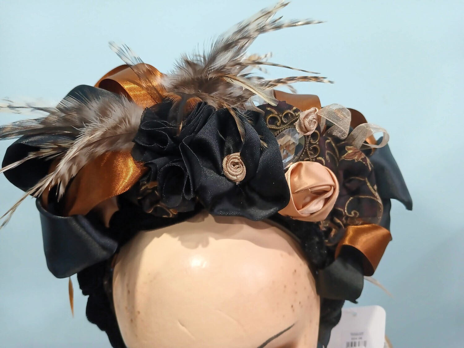 Black &amp; Gold Headband 1