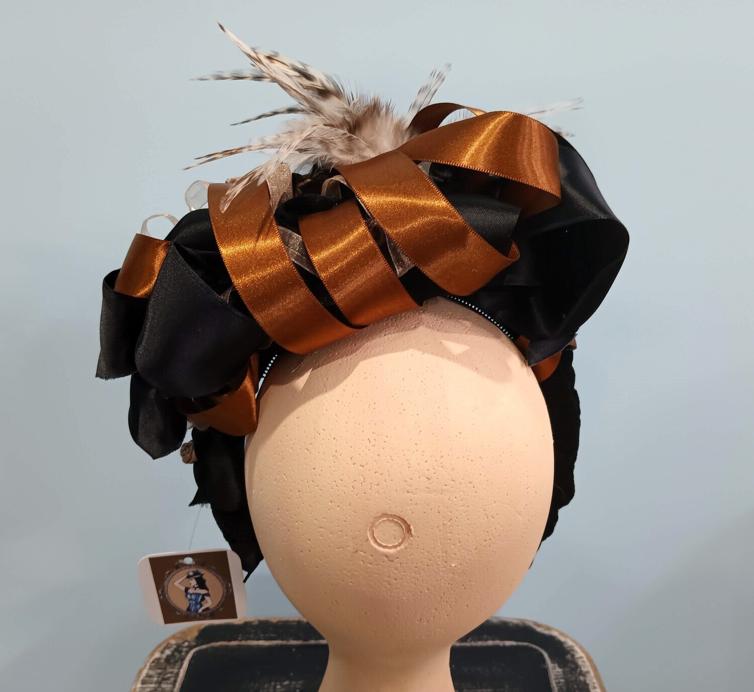 Black &amp; Gold Headband 1